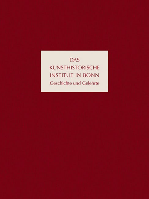 Book cover image for Das Kunsthistorische Institut in Bonn ISBN: 9783422074927